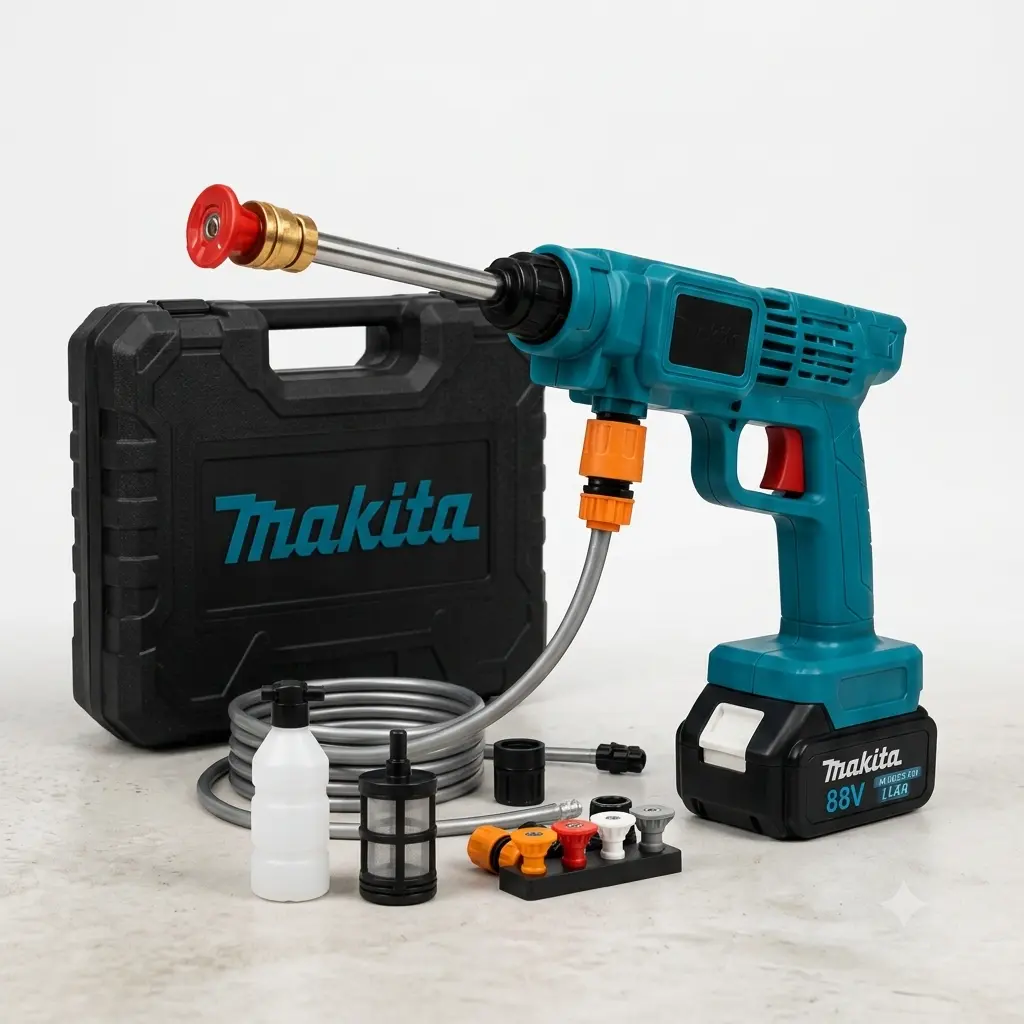 رشاش المياه عالي الضغط – Makita Sans fil 2 batteries 88 V