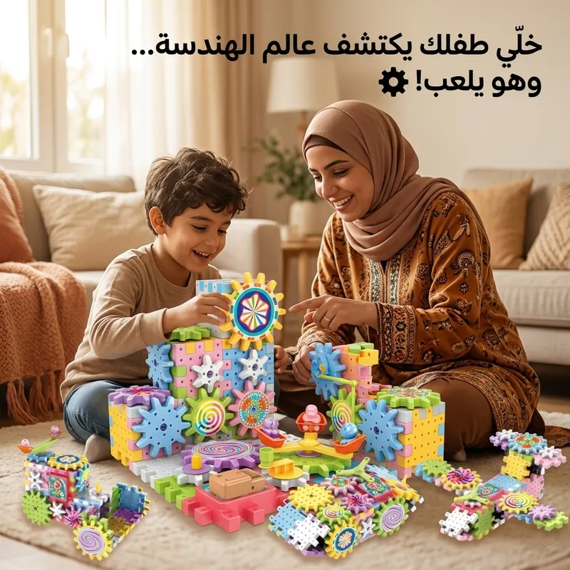 Kit Construction Engrenages Motorisés – مجموعة المهندس الصغير